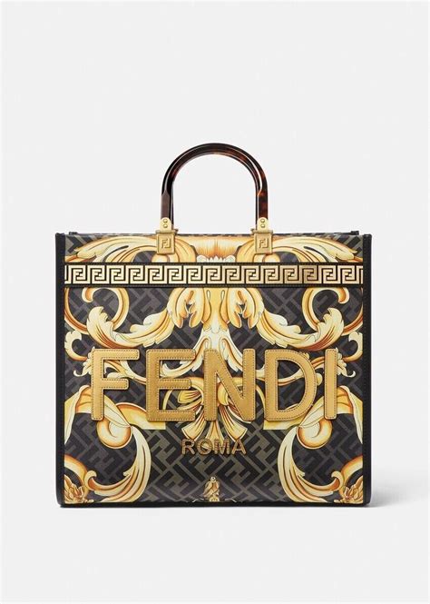 fendi and versace bag|Versace Fendi collaboration.